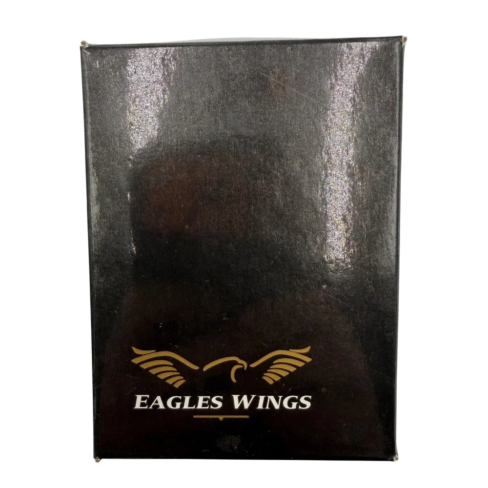 Eagles Wings Ohio State Buckeyes Trifold Wallet Mens OS Brown Distressed Leather